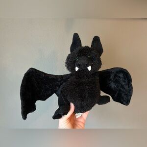 Ganz Webkinz Sparkle Plush Black Bat w/Fangs  Soft No Code stuffed animal toy